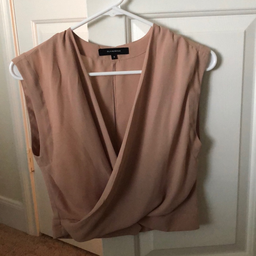 Adorable blush crop top